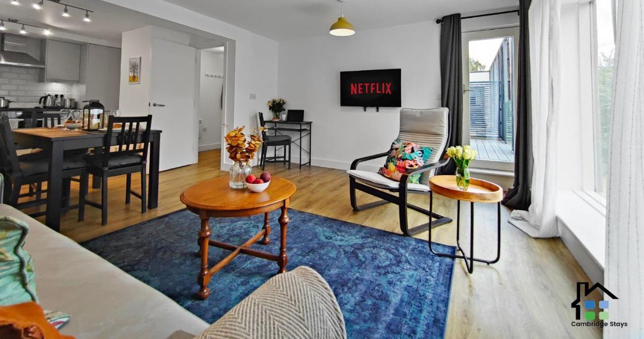 Cambridge Stays Riverside 2Br Flat-Walk To Centre-Parking-Balcony المظهر الخارجي الصورة