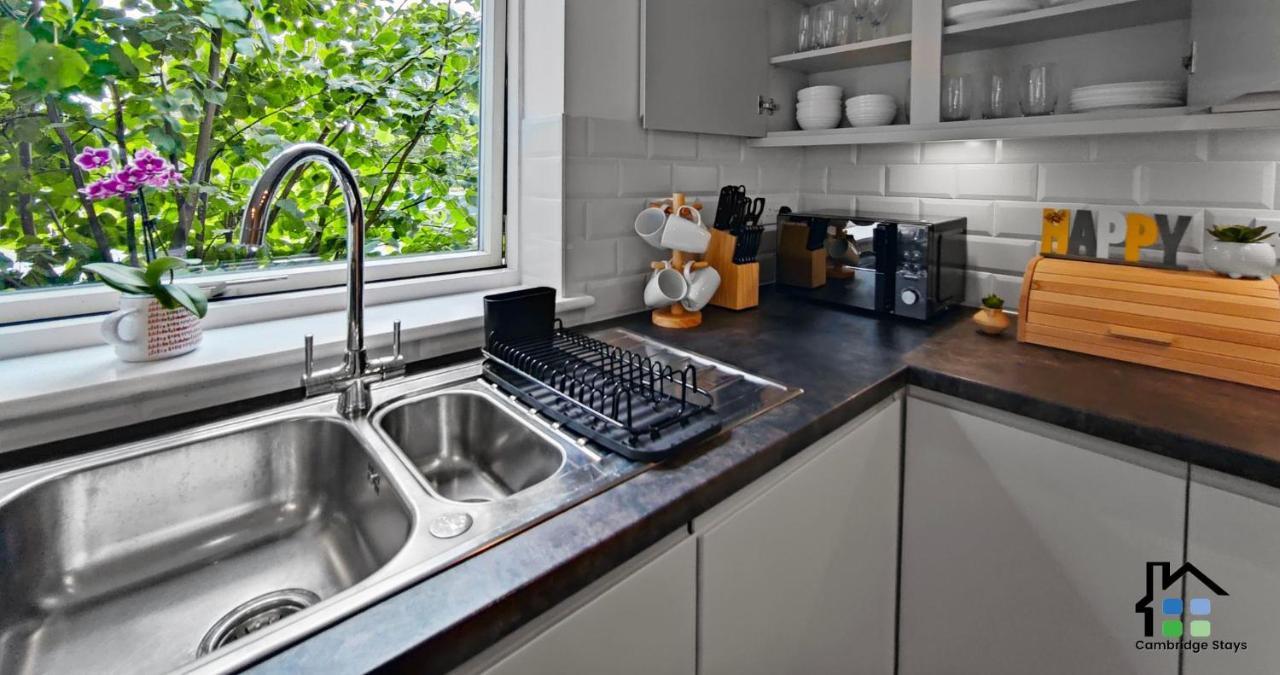 Cambridge Stays Riverside 2Br Flat-Walk To Centre-Parking-Balcony المظهر الخارجي الصورة