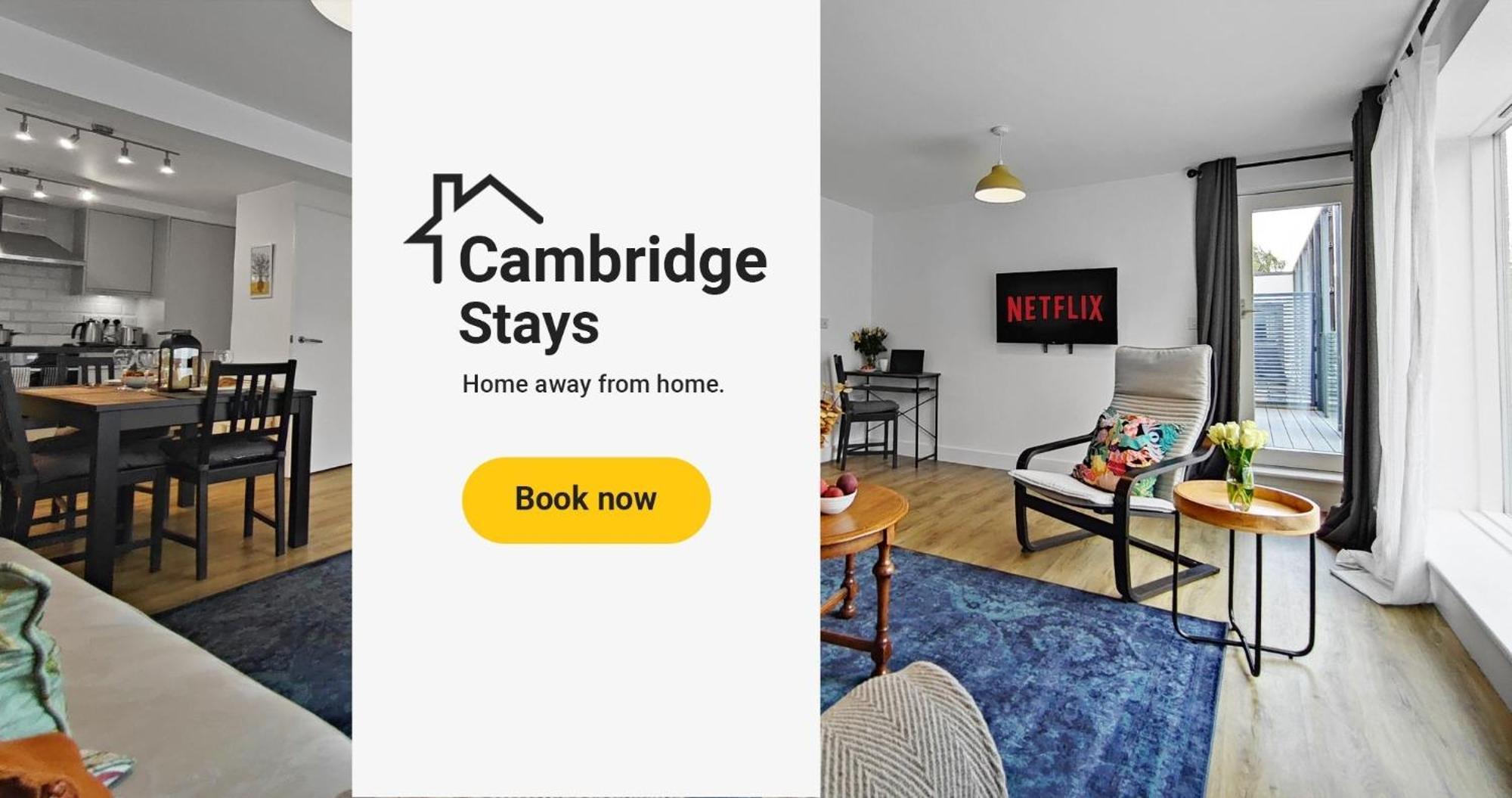 Cambridge Stays Riverside 2Br Flat-Walk To Centre-Parking-Balcony المظهر الخارجي الصورة